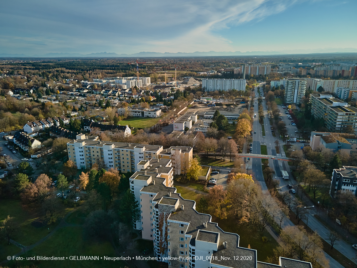 12.11.2020 - Baustelle der neuen Grundschule am Karl-Marx-Ring in Neuperlach